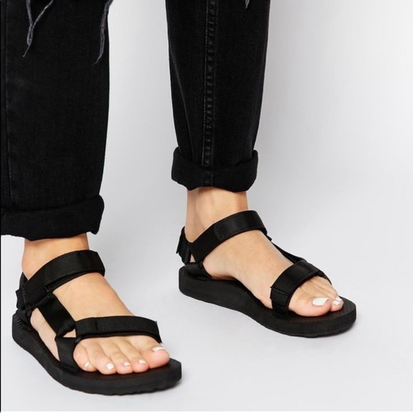 Teva Shoes - Teva Original Campo Black Sandal